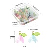 50Pcs Transparent Acrylic Pendants PALLOY-FS00043-02-4
