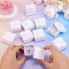 Square Paper Jewelry Ring Gift Boxes with Bowknot LS-CON-TAC0010-80E-7