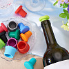14Pcs 14 Styles Silicone Bottle Stopper AJEW-TA0002-54-8