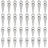 40Pcs 2 Style Stainless Steel Pendants STAS-UN0052-79-1