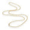 304 Stainless Steel Ball Chain Necklace LS-MAK-R012-01G-2