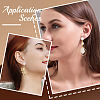 120Pcs 3 Size Iron Stud Earring Findings STAS-SP0001-51G-5
