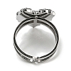 304 Stainless Steel Open Cuff Rings RJEW-C079-01P-4