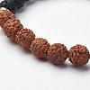 Natural Lava Rock Stretch Bracelets BJEW-K142-E-2