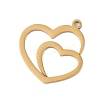 304 Stainless Steel Pendants STAS-S139-05G-1
