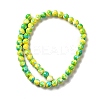 Synthetic Turquoise Dyed Beads Strands G-E594-24B-2