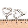304 Stainless Steel Lobster Claw Clasps STAS-B121-02P-05-3