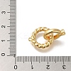 Brass Fold Over Clasps KK-H480-20G-3
