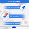 Plastic Reusable Cling Film Slide Cutter AJEW-CP0007-87C-6