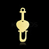 201 Stainless Steel Pendants Ion Plating(IP) LS-STAS-N090-LA876-2-1