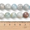 Natural Aquamarine Beads Strands G-F591-29A-12mm-02-5