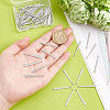201 Stainless Steel Pendants STAS-UN0042-39-4