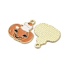 Halloween Alloy Enamel Pendants STAS-I354-01G-B01-2