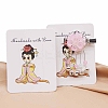 Rectangle Paper Hair Clip Display Cards CDIS-C004-03A-1