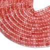 Cherry Quartz Glass Beads Strands G-Z110-A28-2x4mm-4