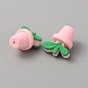 Leaf Pot Food Grade Eco-Friendly Silicone Beads LS-SIL-WH0014-18J-2
