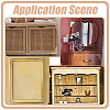 30Pcs Rubber Wood Cabinet Door Decal Decorative FIND-WA0001-01-6