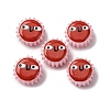 Fuuny Baking Paint Glass Enamel Beads LAMP-Q045-01H-1
