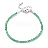 Polyester Cord Braided Bracelet Makings MAK-Z003-01P-22-1