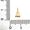Brass Micro Pave Cubic Zirconia Pendants KK-D356-08C-G-3