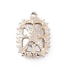 Alloy Rhinestone Pendants ALRI-C008-51LG-01-2