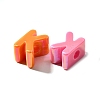 UV Plating Opaque Acrylic European Beads SACR-Z007-01K-2