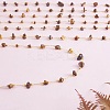 Natural Tiger Eye Chips Beaded Chains CHC-SZ0001-62J-4