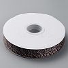 Single Face Printed Polyester Grosgrain Ribbons SRIB-TAC0002-06-2