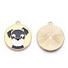 Eco-Friendly Alloy Enamel Pendants LS-X-ENAM-Q437-053-NR-1