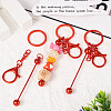 5Pcs Alloy and Brass Bar Beadable Keychain for Jewelry Making DIY Crafts DIY-SW0001-15B-6