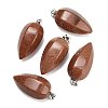 Synthetic Goldstone Pendants GG-K002-16Q-1