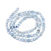 Natural Aquamarine Beads Strands G-E530-07O-2