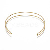Brass Cuff Bangles Making KK-S354-279-NF-3