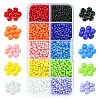 100G 10 Style Glass Seed Beads SEED-YW0002-41-1