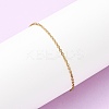 304 Stainless Steel Cable Chain Bracelets LS-BJEW-C134-01D-G-1