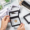 6Pcs 2 Styles Square Transparent 3D Floating Frame Display OBOX-TA0001-01-6