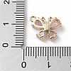 Brass Micro Pave Cubic Zirconia Charms KK-G491-28G-03-3
