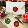 CRASPIRE Christmas Theme 6Pcs  Brass Wax Seal Stamp Head AJEW-CP0001-87B-3