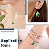 12Pcs Christmas Opaque Resin Pendants RESI-YW0004-83-6