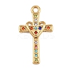 304 Stainless Steel Rhinestone Pendants STAS-P430-01C-G02-1
