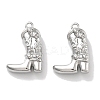 Brass Micro Pave Clear Cubic Zirconia Pendants KK-M102-25P-1