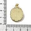 Brass Enamel Pendants KK-Z101-09G-E01-5