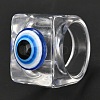 Transparent Acrylic Finger Rings RJEW-P022-G03-3