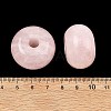 Natural Rose Quartz Large Hole Beads GG-CBA02C4-08A-3