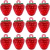24Pcs Transparent Resin Imitation Fruit Pendants INS-SC0001-01-1