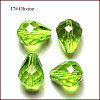 Imitation Austrian Crystal Beads SWAR-F062-10x8mm-17-1