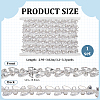 Iron Rhinestone Banding Trim IFIN-WH0065-77-2