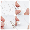 160Pcs Brass Crimp Bead Cover FIND-BBC0003-65B-S-5