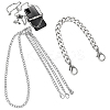 1Pc Adjustable Iron Curb Chain Crossbody Bag Handles FIND-WR0006-33-1