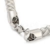 304 Stainless Steel Link Chain Necklaces STAS-M001-18P-3